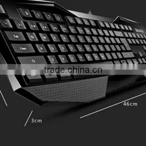 Hot Wired Colorful LED Backlight Mechanical Portable Gaming Keyboard thumbnail-6