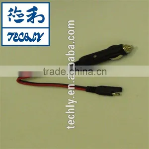 Cigarette Plug With Lighter UL SPT-2 300V 105C SAE to Cigarette Power Cord Extensio Power Cord thumbnail-2