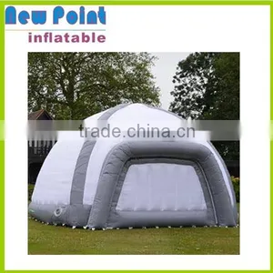 Lockable Inflatable Dome Tent in White thumbnail-1