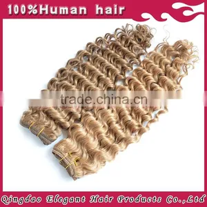 2015 New Style No Shedding Brazilian Remy Deep Wave Double Drawn Virgin Hair thumbnail-1