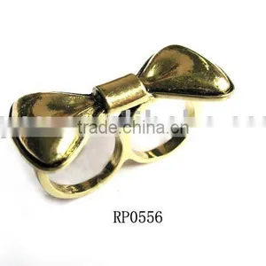Fashion Bow Double Ring thumbnail-1