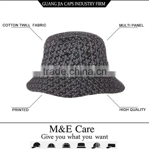 Wholesale Vogue Leaf Marijuana Bucket Hat thumbnail-1