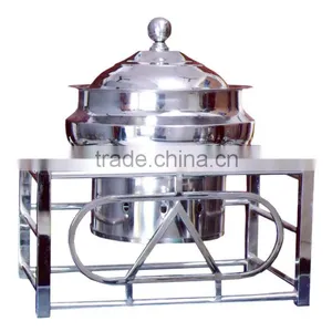 Steel Cheffing Dish, Wedding & Party Utensils, Food Serving Dish, Hot Keeping Dish, Catering Item, Hotel & Restaurant Utensils thumbnail-1