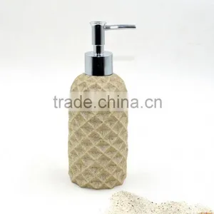 Pineapple Line Polyresin Sandstone Bathroom Accessories Set for Hotel and Home thumbnail-2