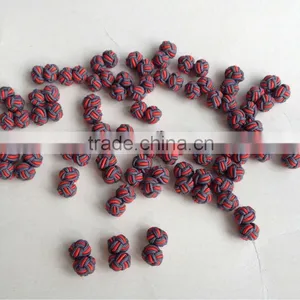 Hand Made Cufflinks, Double Ball Silk Knot Cufflink thumbnail-1
