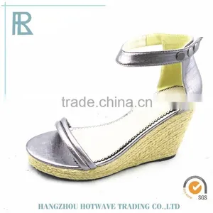 Unique Design Hot Sale TPR Sole Woman Wedge Sandals 2015 thumbnail-1