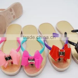 2016 New Sample Latest Fashion Lady Flip Flops PCU Slipper thumbnail-3
