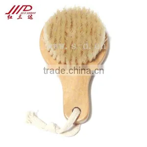 Wooden Handle Bath Cleaning Brush With Pig Hair thumbnail-1