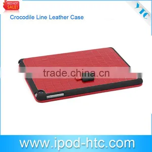 2014 Fashion Crocodile Design Leather Protective Case , Flip Stand PU Leather Case Crocodile Cover thumbnail-1