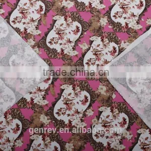 Polyesteter Fabric Printing Digital Fabric Printing 100polyester Flower Printed Fabric thumbnail-4