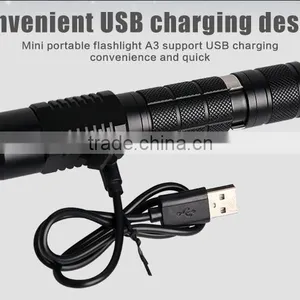 USA Imported XML2(U2) 1100lm USB Leds Torch thumbnail-5
