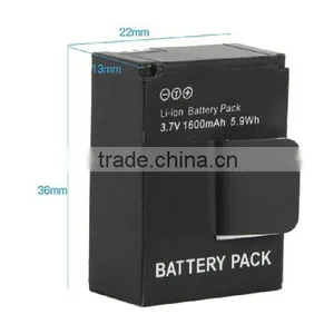 Battery for Gopro Hero 3+/3, 1600mAh, Gopros Accessories GP174 thumbnail-4