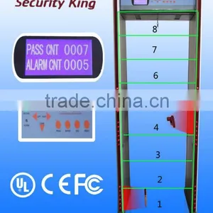 High Sensitivity Airport Walk Through Metal Detector With Multi Zone thumbnail-2