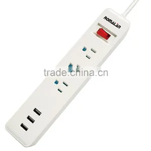 New Design US Standard Socket, Surge Protector, Usb ul Power Strip Supplier's Choice thumbnail-4