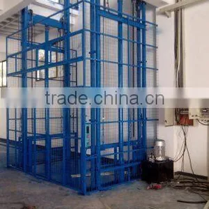 Lead Rail Hydraulic Cargo Lift/hydraulic Lift Elevator/fixed Chain Lift Platform/ Arm Lift Platform thumbnail-3