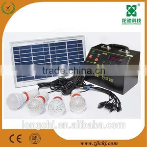 6W 12V Home Solar Systems,Home Lighting Solar Kit With LCD Display thumbnail-1