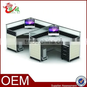2015 New Fashion Design Workstation Used Office Low Partition for 2 Person M68-02-14 thumbnail-1