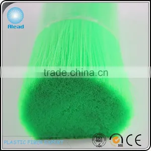 0.25mm Shiny Green pp Synthetic Fiber Plastic Filament Applied to Bottle Brush thumbnail-1