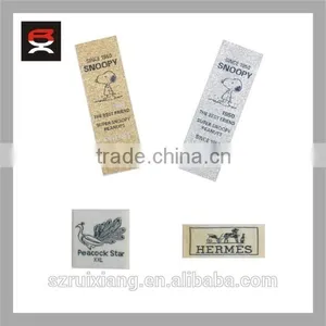 Lurex Yarn Metallic Thread Golden Woven Label thumbnail-4