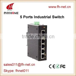 5 Ports Industrial Switch Din-Rail Unmanageable thumbnail-1