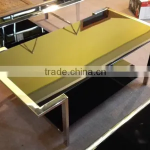 Table Coffee Modern,metal Glass Coffee Table,coffee Table Fish TankDJ205 thumbnail-1