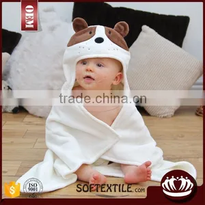 2016 New Design Cheap Hot Sale 100 Cotton Hooded Baby Bath Towel thumbnail-1