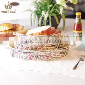 Ceramic Colorful Bakeware Set With Decal thumbnail-1