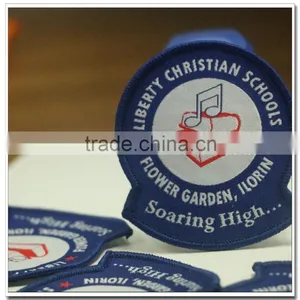 Custom Colorful Woven Patches for School Uniforms thumbnail-2