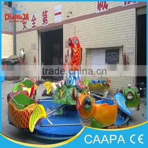 Hot Sale Amusement Rides,Rotating Fish Ride Carps Jumping Over The Dragon Door For Kids thumbnail-1