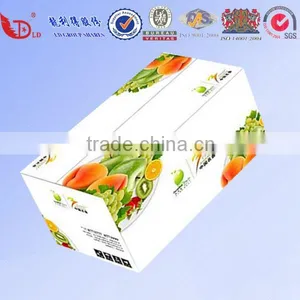 Full Color Printed Corrugated Paper Box for Fresh Fruit Packaging on Sale thumbnail-1