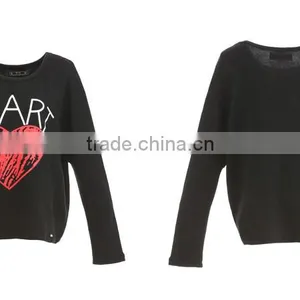 2015 China Manufacturer Custom Long Sleeve Women t Shirt Printing Wholesale Quality Choice thumbnail-3