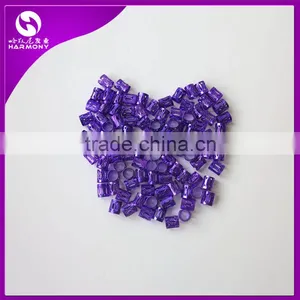 7mm Hole Colorful Dreadlock Beads Adjustable Hair Braid Cuff Clip for Crochet Braid Box Braiding Havana Twist Hair Extensions thumbnail-6