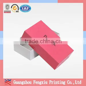 Paper Shoes Packaging Box With Lid thumbnail-1