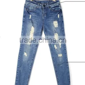 Denim Jeans Pants - Mens Denim Jeans Pants - Hot Sell European Fashion Style High Quality Wash Men Denim Jeans Pants thumbnail-3