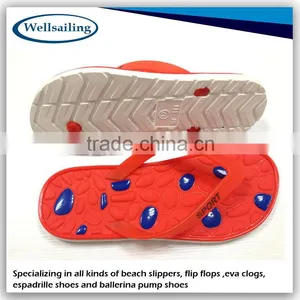 Cheap Candy Color Rubber Basic Style Men Low Price Flip Flop White thumbnail-1