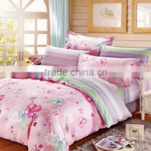 100%cotton 40*40 128*68 Pigment Print Bedding Set thumbnail-4