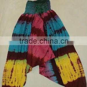 Hand Tie Dye Indian Harem Pajamas thumbnail-1