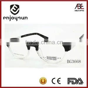 2015 New Design Double Color Mens Acetate Optical Spectacles Frame Eyeglasses thumbnail-1