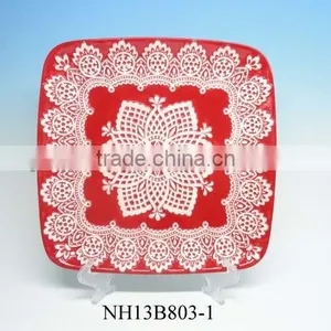 Factory Outlet Hot Sale Square Ceramic Plates thumbnail-1