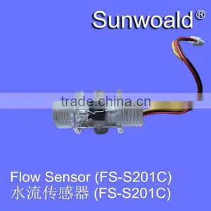 1/2" Magnetic Plastic Water Liquid Flow Sensor for Water Heater thumbnail-1