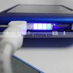 Aluminium Material Solar Charger With 4 LED Indicator, Colorful Mobile Solar Charger, Company Promotion Gift Solar Power Bank thumbnail-6