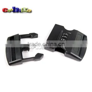 2" Webbing Password Safety Detach Buckle Plastic for Travel Luggage Backpack #FLC418-50B thumbnail-2
