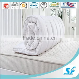 Cotton Fabric and Luxury Goose Down Mattress Topper for Hotel thumbnail-3