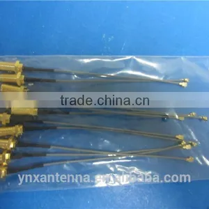 SMA Female to IPEX RG1.13 Coaxial Cable SMA Within the Outer Spiral Needle Female Pin Modified Wireless Router Antenna thumbnail-6