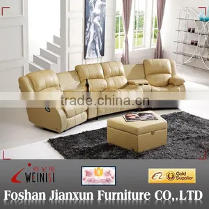GC834 Recliner Sofa With Coffee Table Dubai Recliner Furniture Sofa Orange Recliner Sofa thumbnail-1