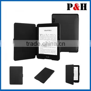 Auto Wake/Sleep Ultra Slim Leather Magenetic Case Cover For Amazon Kindle Voyage thumbnail-1