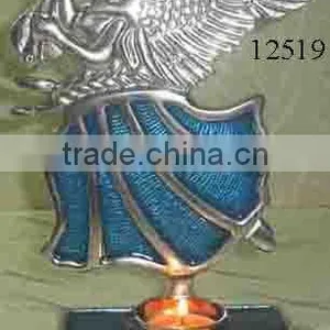 Aluminum Enameled Fairy Tea Light Holder thumbnail-1