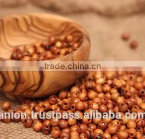 Olive Wood Round Beads 6mm thumbnail-1