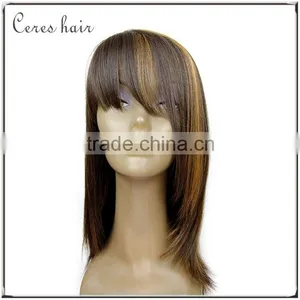 Ceres Factory Price 100% Brazilian Remy Hair Wig F4/27 Mixed Blonde Color Lace Front Wig thumbnail-2