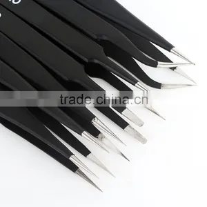 Hot Selling Stainless Steel ESD Tweezers Manufacturing/tweezers Eyelash Extension Esd TWEEZERS thumbnail-5